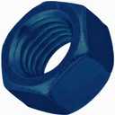 4 Inch Blue Teflon Coated Stud and Hex Nut, B7 Grade, 3/4"-10, All Thread, Sterling Seal & Supply (Pack of 12)