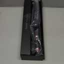 FARERY Long Barrel Curling Iron 1 1/4 inch, 1.25 Inch Curling Iron for Long Hair, Infused Argan Oil & Keratin, Lasting Styling, 11 Adjustable Temp, Include Clips & Silicone Pad (Black)