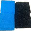 Aquarium Filter Sponge Pads  2-Pack Coarse & Fine Foam  Replacement Media for Internal Filters  Reusable & Cut-to-Fit
