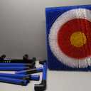 Generic Axe Throwing Game - Steel Frame & Foldable!, Blue