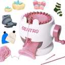 FYGAIN SENTRO Knitting Machine, 22 Needles Knitting Crochet Machines Kit for Sock/Hat/Pumpkin