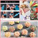 540PCS Cake Decorating Kit - Baking Supplies with 4 Springform Pans, Rotating Turntable, Decorating Tools, Cake Baking Supplies Set for Beginners