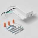 VANoopee H Track Floating Canopy Connector White - Single Circuit, LED Track Lighting Accessories, Easy Install