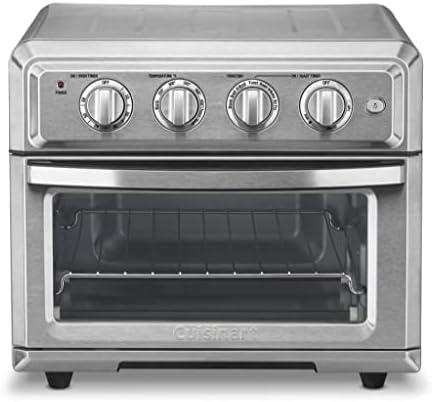Air Fryer + Convection Toaster Oven by Cuisinart, 7-1 Oven with Bake, Grill, Broil & Warm Options, Stainless Steel, TOA-60