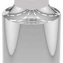 CURT 40034 Chrome Trailer Hitch Ball, 6,000 lbs, 2-Inch Rise, 2-Inch Diameter, 1 x 2-1/8-Inch Shank