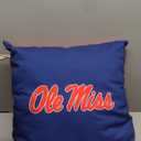 College Covers ETC DP18 Pillow, 16" x 16", Ole Miss Rebels