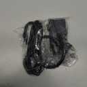 Small Recessed Power Strip Plug Extension Cord Hidden Charging Station with Inset USB Electrical Outlet Extender Flush Mount Surge Protector for Desk Furniture NightStand Under Desk (Black)