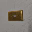 Nostalgic Warehouse Egg & Dart Deco Electrical Outlet Switch Plate Cover (Single Toggle, Unlacquered Brass)