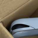 SpaceTime Elevated Cat Litter Mat for Litter Box,Trapping Litter Ramp/Steps for Floor Indoor,Washable Easy Cleaning Cat Pad with Filter Function,Suitable for Kitty & Senior Cats (Light Grey)