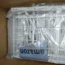 Sakugi Dish Drying Rack - Over The Sink Dish Drainer Drying Rack with Utensil & Knife Holder, Hooks, Stainless Steel Kitchen Organizers and Storage Solution, 11.8" D x 31.5"~39.0''W x 30" H, White