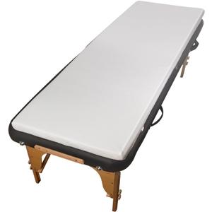 White Lash Bed Topper Memory Foam Topper for Massage Bed,73x29x2 inch Memory Foam Massage Mattress with Removable Cover, Elasticized Non-Slip,Lash Bed Topper (Not Included Bed), for Massage and Beauty