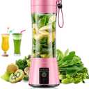 Cordless Personal Size Portable Blender - Blender Make Smoothies & Shakes, 12 Oz BAP Free Traveling Cup, Quickly Squeezed in Office/Picnic/Sports
