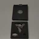 Fidget Spinners, Fidget Spinner Gifts for Adults, Stress Anxiety ADHD Relief Figets Toy, Metal Finger Hand Spinner Toy with Luminous Light, Spinner Absorb Solar Light Then Release in Dark (Grey)