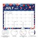 3 x Comix 2026-2027 Wall Calendar, 18 Months Jul 2026 - Dec 2027 Monthly Planner, 120 GSM Thick Paper Lined Blocks, Hanging Calendar for Home Office Classroom, 14 x 11 Inch
