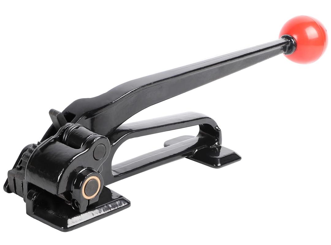 Heavy Duty Steel Strapping Tensioner Tool - for 3/8"-3/4" Metal Banding Tool Tensionining Strapping for 0.012-0.03" Thickness, Strapping Banding Tool for High Tensile Packging