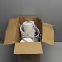 Table Lamps for Living Room Set of 2, Ceramic Table Lamps for Bedroom, 20" Modern Lamps for Night Stands, White