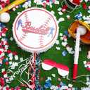 Baseball Piata for Birthday Party Softball Piata with Stick, Blindfold, Confetti for Adults Birthday Baby Shower Sports Party Supplies