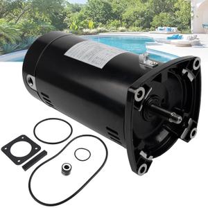 USQ1152 Pool Pump Motor 230/115V, 3450RPM, 60HZ, 1.5HP 48Y Frame Square Flange Swimming Pool Motor