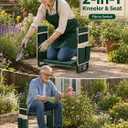 Garden Kneeler and Seat, 6-Level Height Adjustable for Seniors, 15-21 inches