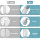 Pwsap 4 Pack 1/2 oz (15ml) Vacuum Cosmetic Travel Container - Spray and Pump Travel Bottles with Funnel Tsa Approved Airless Leak Proof Kit