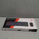 Redragon Updated S107 Gaming Keyboard and Mouse, RGB Gaming Keyboard and 10000 DPI Mouse Combo with 25-Key Anti-Ghosting, 1K Hz Programmable Mice with Software, Plug & Play to PC, Laptop [Upgrade] (Wired, Black)