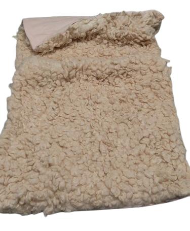 Pack Of Two Fuzzy Throw Pillow Cases, 18x18 Pink