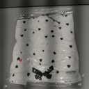 Hilinker Women's Graphic 2 Piece Pajama Set Summer Cute Crop Cami Top and Shorts Ribbed Sleepwear Sets Black Heart Large (White, L)