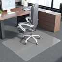 Office Chair Mat for Low Pile Carpet Floor, Clear Carpet Chair Mat, Sturdy Floor Mat for Home & Office 60"x48"