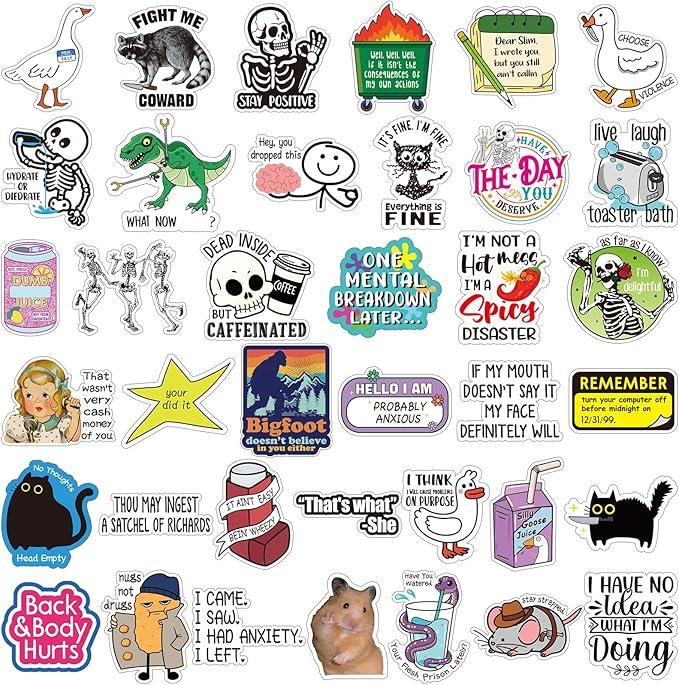 Chivertion 400pcs Funny Stickers
