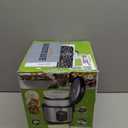 Hamilton Beach Digital Programmable Rice Cooker & Food Steamer, 8 Cups Cooked (4 Uncooked), With Steam & Rinse Basket, Stainless Steel (37518)