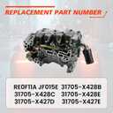 RE0F11A JF015E CVT Transmission Valve Body, Compatible with N-i-ssan Sentra 2013-2019 1.6L 1.8L, Automotive Transmission Valve Body With Solenoid Replaces Part 31705-X428E 31705-X428B