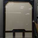 Jersey Frame Display Case 1 Pack, Large Wooden Sport Jersey Shadow Box Frame with Mats and Real Tempered Glass Cover for Football Hockey Baseball Basketball Soccer Shirt,Black