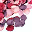 400 PCS Silk Rose Petals Exquisite Burgundy Flower Petals for Romantic Night, Weddings Aisle Centerpieces, Table, Party, Home Decoration, Romantic Night Decoration,Valentine's Day Decoration