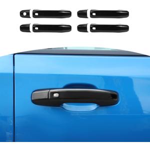 RT-TCZ for Silverado Door Handle Cover Trim Black for Chevy Tahoe 2021 Up Suburban 2020 Up Silverado 2019 Up for GMC Yukon 2021 Up Sierra 2019 Up Black Exterior Accessories