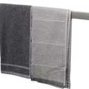 TocTen Bath Towel Rack - Square Base Thicken SUS304 Stainless Steel Towel Bar for Bathroom, Bathroom Bar Accessories Towel Rod Heavy Duty Wall Mounted Towel Holder (Brushed Nickel, 24 Inch)