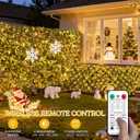 JMEXSUSS 320 LED Solar Net Lights Outdoor Waterproof, 9.8ft x 6.6ft Solar Christmas Lights with Remote, Warm White Mesh Bush Light for Outside Gazebo Bush Tree Garden Decor