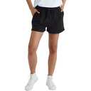 Gym Shorts for Women, 2.5", (Black Small)