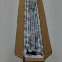 Washable Area Rugs - Perfect for Living Room, Bedroom, Kids Room, Nursery - Stain & Water Resistant Non-Slip, Pet & Child Friendly, Vintage Tribal Area Rugs (Grey and Bule, 2'6'' x 8')