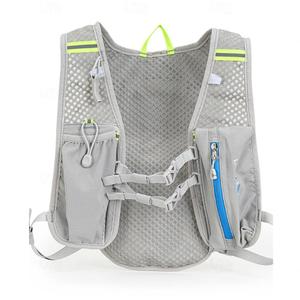 Running Vest Water Pack Hydration Vest Sun Sleeves Reflective Waterproof Quick Dry Polyester for Marathon Hiking Jogging