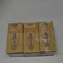 LED Edison Bulb,Antique 40W Vintage Bulb,E26 Non Dimmable Led Bulb 450 Lumens 2700K, Warm White, Pack of 3