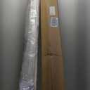 LazBlinds No Tools No Drill Cordless Roman Shades for Windows, Blackout Thermal Insulated UV Blocking Window Blinds, Room Darkening Fabric Blinds for Indoor Windows, 46'' W x 64'' H, Off White