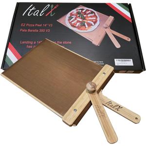 NEW EZ Pizza Peel 14 V3 (actual size 13.46") - self-launching pizza peel - sliding peel 