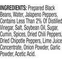 Ortega Black Beans, With Diced Jalapenos, 15 Ounce (Pack of 12) (EXP 01/15/27)