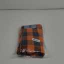 DII Buffalo Check Collection, Classic Farmhouse Tablecloth, Tablecloth, 60x104, Orange & Black