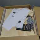 4-in-1 Toddler Kitchen Step Stool, Foldable Learning Standing Tower with Blackboard, Wooden Kitchen Stool Helper for Kids, 1-3 Year Old Boy Girl Gifts