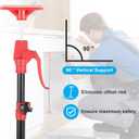 GCCSJ Cabinet Jack Support Pole, 45-114 Inch Adjustable Heights Support Pole, Cabinet Jacks for Drywall Jack Installing Cabinets Third Hand Tool 154 Lb Capacity