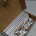 6 Pack Under Cabinet Lights Wireless, 32 LED Motion Sensor Light Indoor Rechargeable Magnetic Closet Lights Battery Operated, Under Counter Lights for Kitchen, Wardrobe, Stairs, Warm Light (8inch)