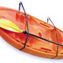 Kayak Storage Straps, Wall Mount Storage Straps, Canoes Wall Rack Holders, Adjustable Storage Straps Garage Hangers, 100LBS(45KGS) Weight Capacity