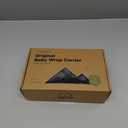 KeaBabies Baby Wrap Carrier - All in 1 Original Baby Carrier Newborn to Toddler Sling, Easy to Wear, Hands Free Bonding, Lightweight, Breathable Infant Wraps (Trendy Black) (One Size (Pack of 1))