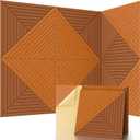6 Pack Peel and Stick Acoustic Wall Panels, 72"×48 Coverage